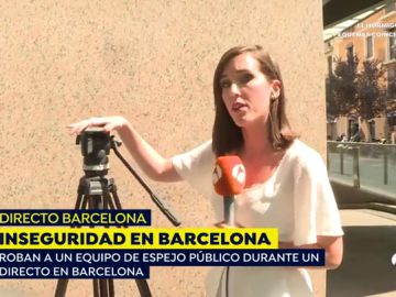 Inseguridad en Barcelona: roban a un equipo de 'Espejo Público'