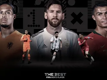 Los tres finalistas al premio 'The Best' Los tres finalistas al premio 'The Best'