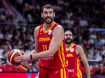 Marc Gasol, en acción en el Mundial de Baloncesto Marc Gasol, en acción en el Mundial de Baloncesto