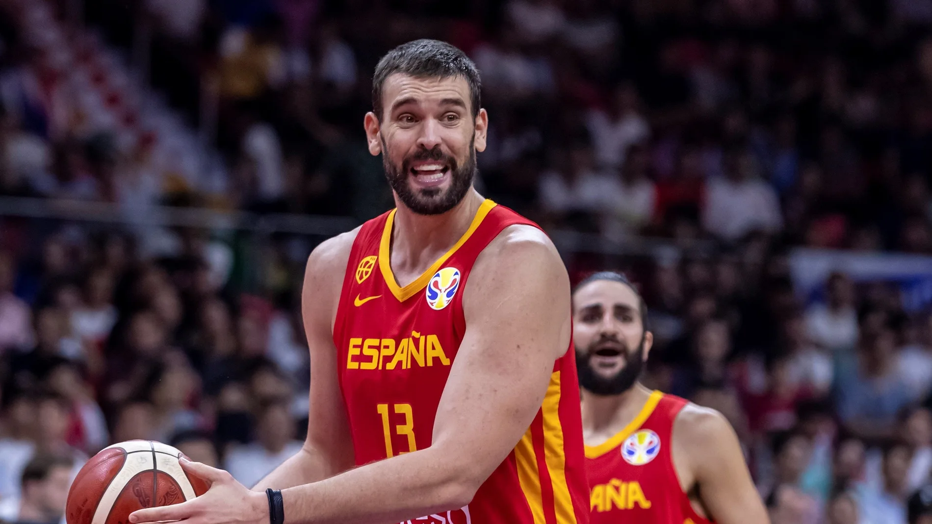 Marc Gasol, en acción en el Mundial de Baloncesto Marc Gasol, en acción en el Mundial de Baloncesto