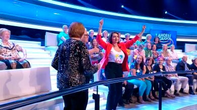 El divertido baile de Silvia Abril, culpable de la derrota de uno de los concursantes de '¡Ahora caigo!'