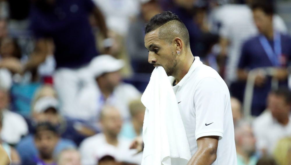 Nick Kyrgios, en acción en el US Open