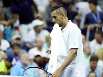 Nick Kyrgios, en acción en el US Open Nick Kyrgios, en acción en el US Open