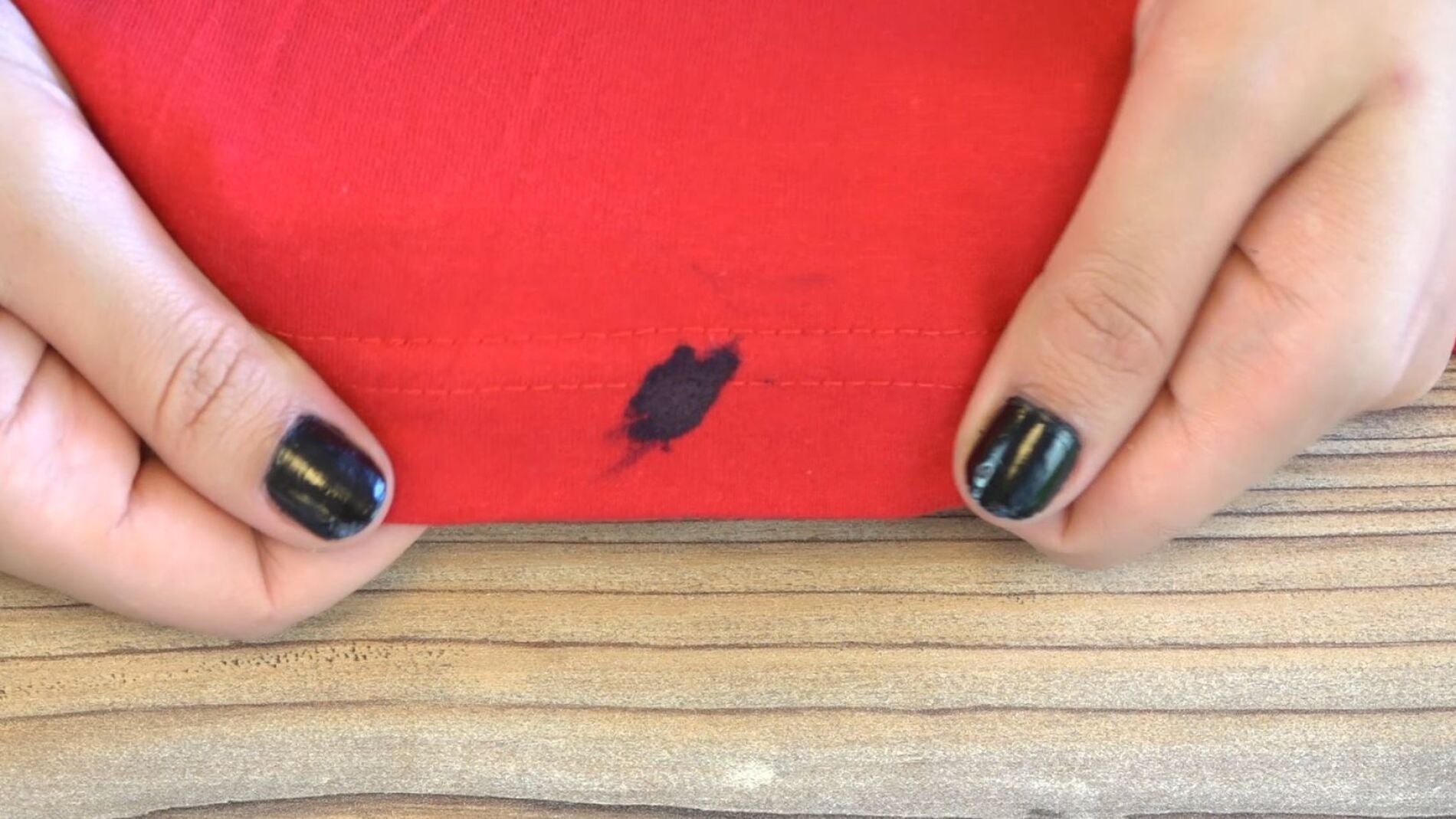 Tinta en la ropa