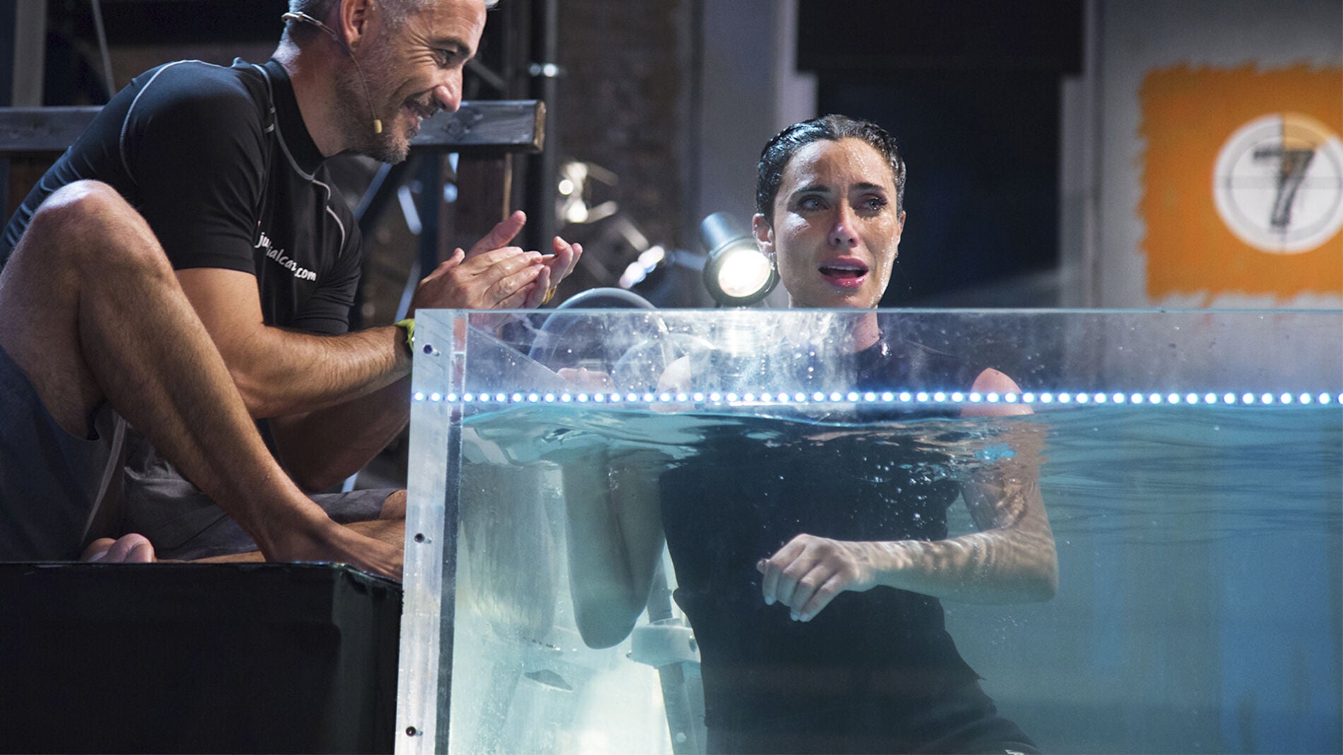 Pilar Rubio bate el r&eacute;cord de la apnea, el reto m&aacute;s extremo de 'El Hormiguero 3.0', superando los 4 minutos sin respirar bajo el agua