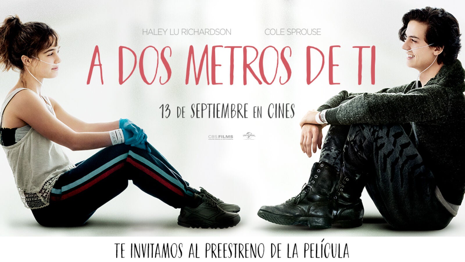 CONCURSO: Consigue una entrada doble para el preestreno de 'A dos metros de ti', la nueva película de Cole Sprouse, en Madrid