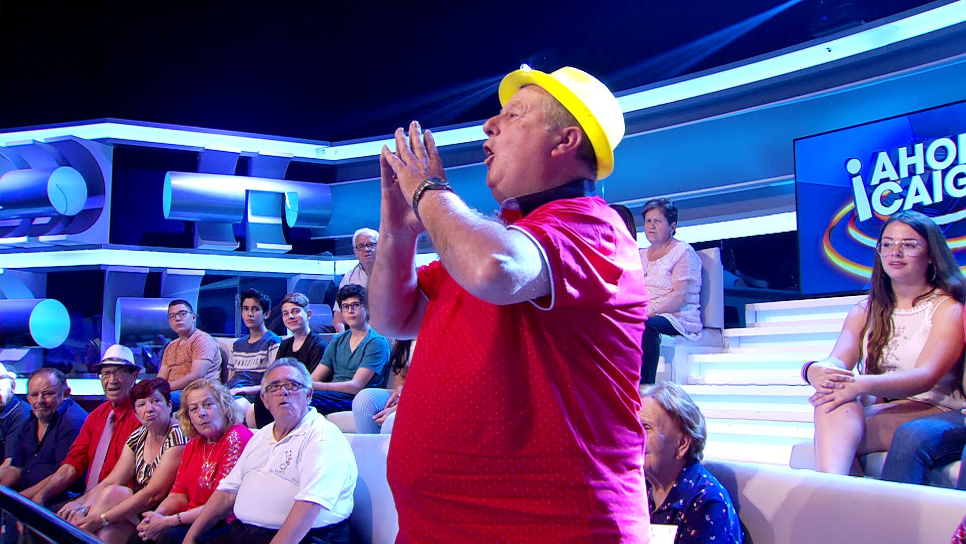 El hombre del Tirol más oriental muestra sus avances imitando a Chiquito de la Calzada en '¡Ahora caigo!'