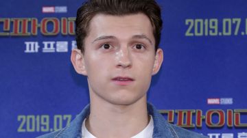 Tom Holland en la premiere de 'SpiderMan: Lejos de casa'