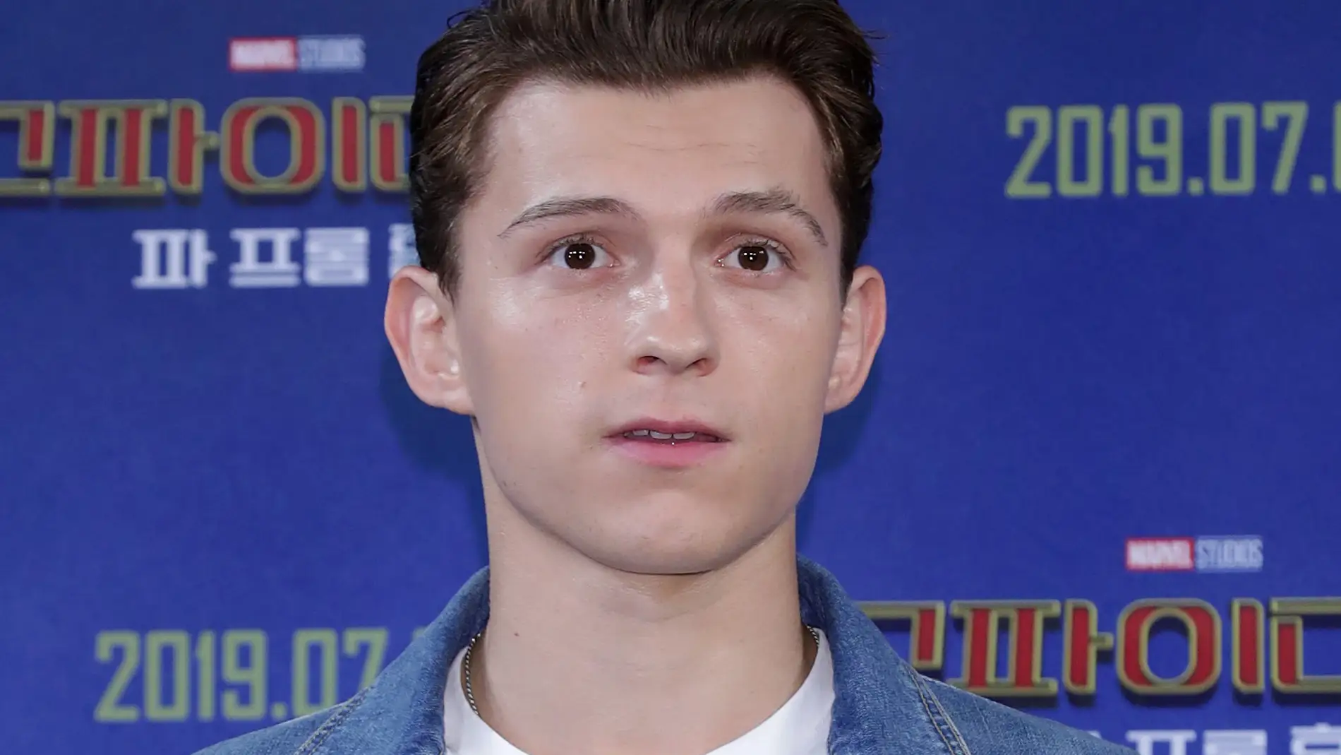 Tom Holland en la premiere de 'SpiderMan: Lejos de casa'