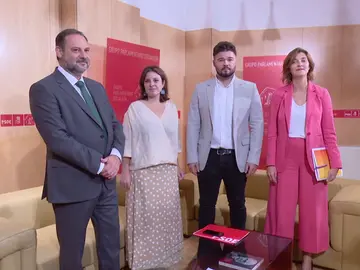 Rufián al PSOE: "Por nosotros no será" Rufián al PSOE: "Por nosotros no será"