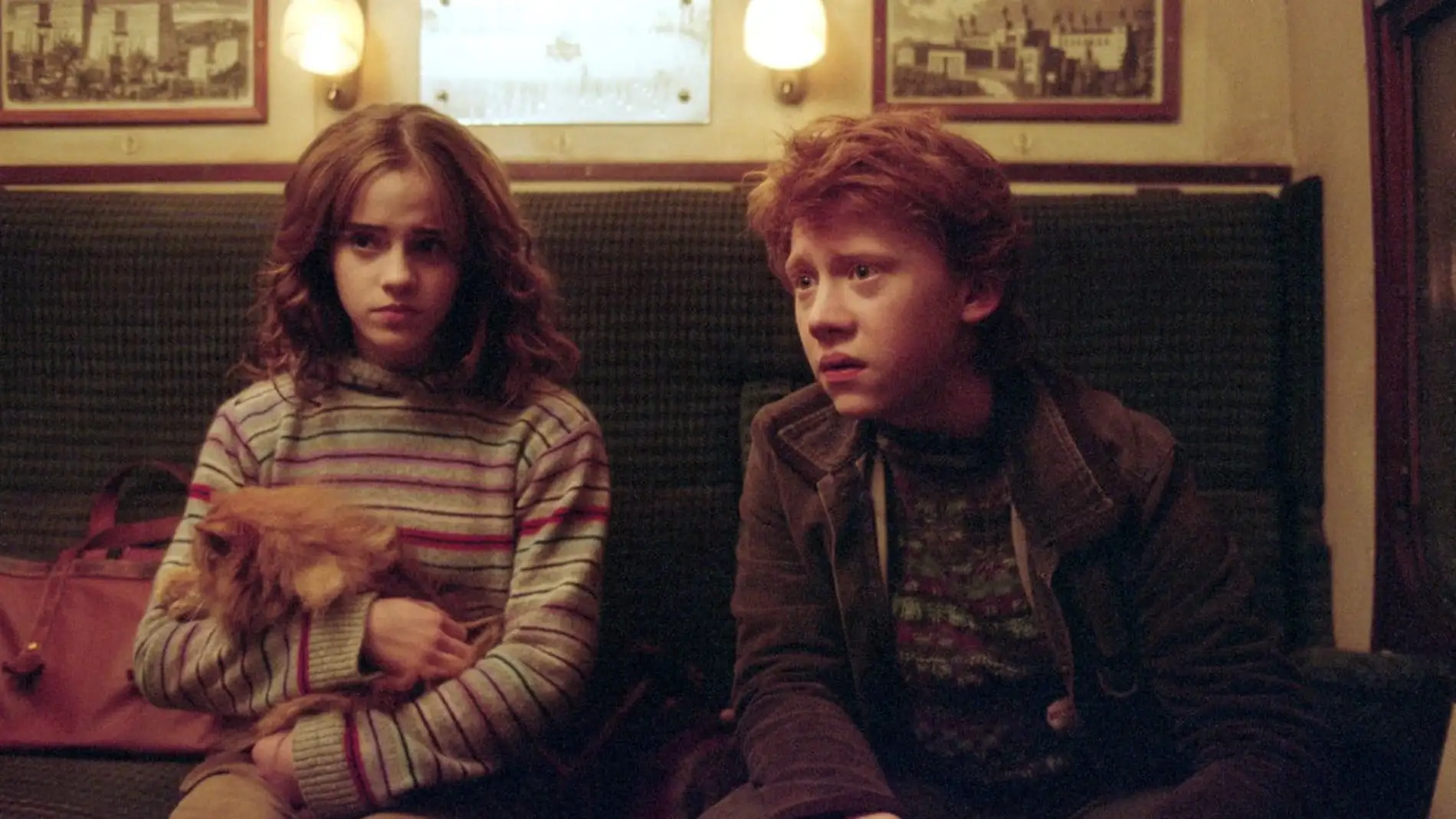 Hermione y Ron en 'Harry Potter y el prisionero de Azkaban'