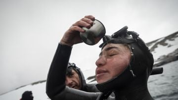  Sahika Ercumen, en un reto en la Antártida en 2019