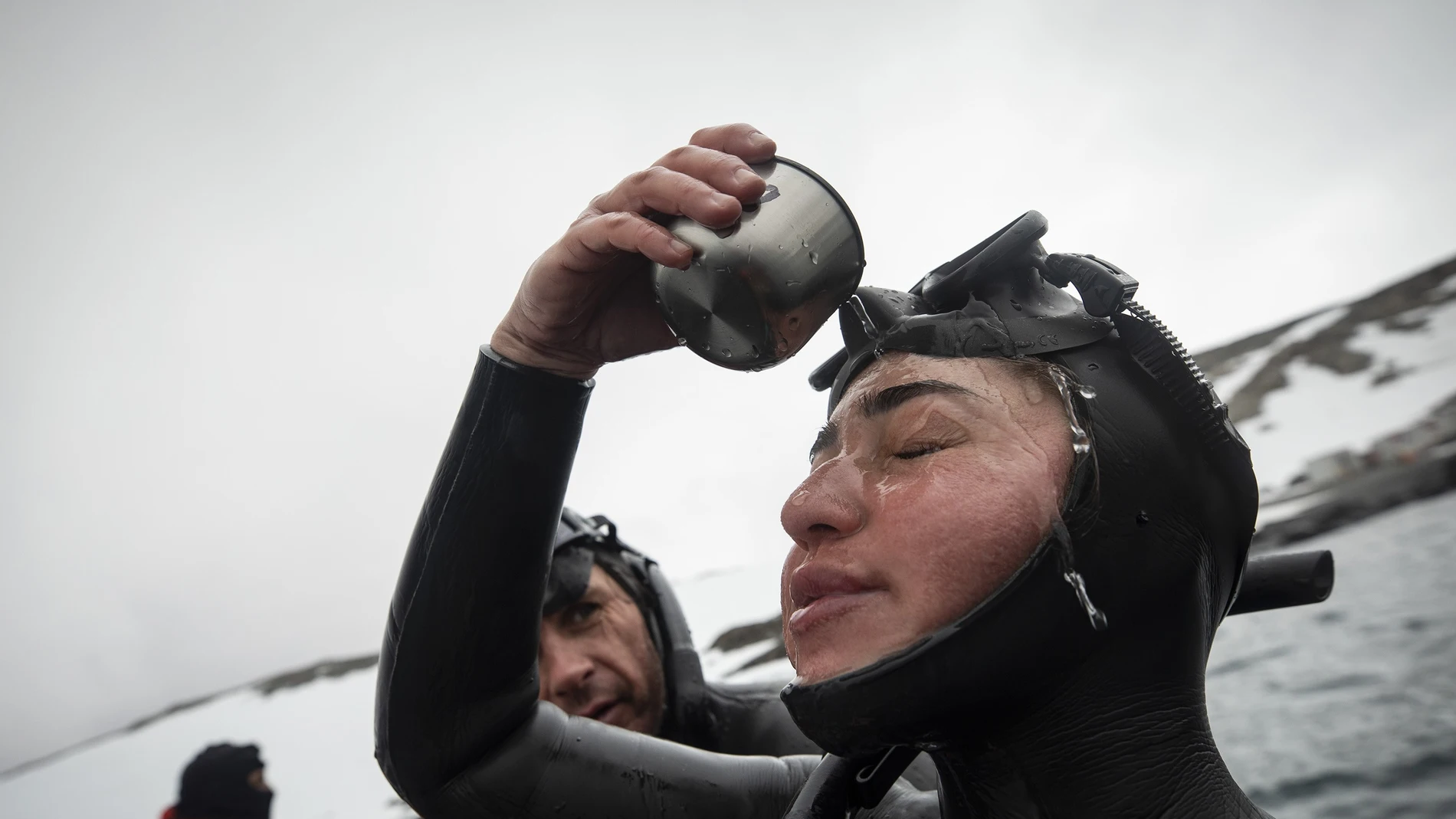 Sahika Ercumen, en un reto en la Antártida en 2019 Sahika Ercumen, en un reto en la Antártida en 2019