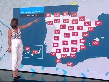 Desplome de las temperaturas en todo el país con riesgo de precipitaciones