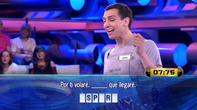 Arturo Valls consigue sacar el talento para la música de un concursante de '¡Ahora caigo!'