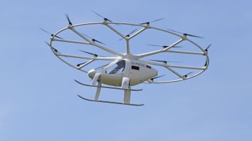 Volocopter prueba su prototipo de taxi volador en zona urbana de Alemania