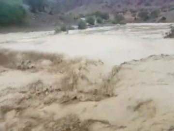 Algunos caminos vecinales cortados tras el desbordamiento del Río Campanillas en Málaga 