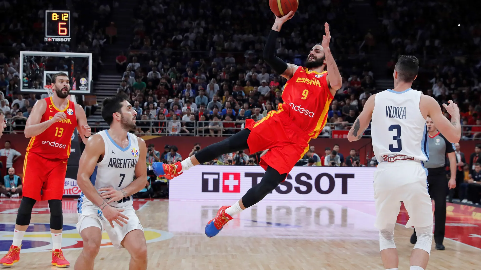 Ricky Rubio durante la final del Mundial de Baloncesto Ricky Rubio durante la final del Mundial de Baloncesto