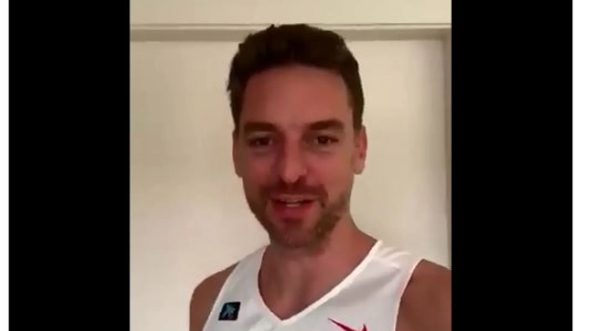 Pau Gasol celebra la victoria de la Final del Mundial de China 2019 Pau Gasol celebra la victoria de la Final del Mundial de China 2019