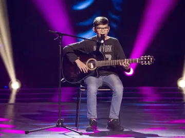 Salvador Bermúdez canta ‘Al alba’ en las Audiciones a ciegas de ‘La Voz Kids’ Salvador Bermúdez canta ‘Al alba’ en las Audiciones a ciegas de ‘La Voz Kids’