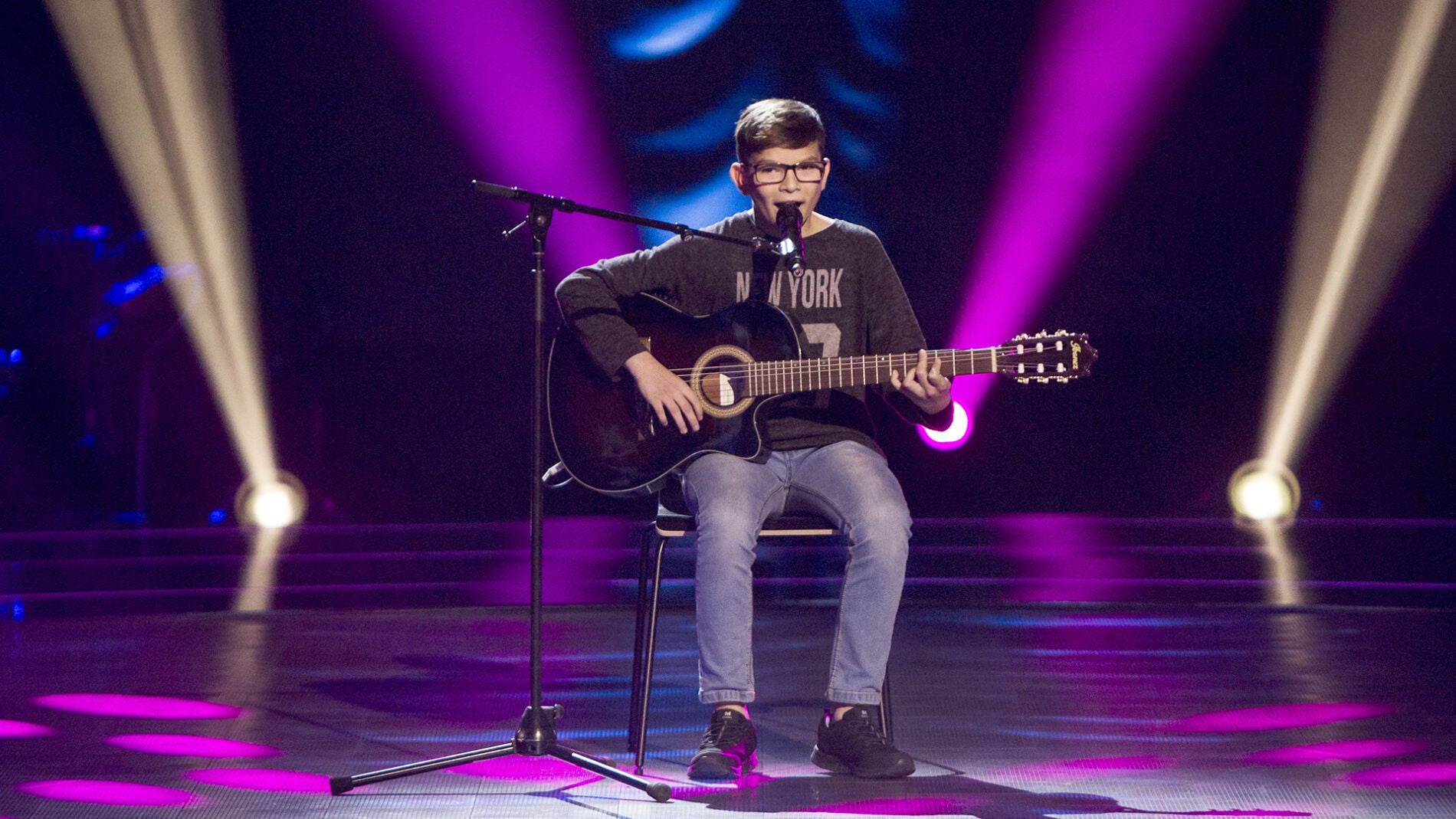 Salvador Bermúdez canta ‘Al alba’ en las Audiciones a ciegas de ‘La Voz Kids’