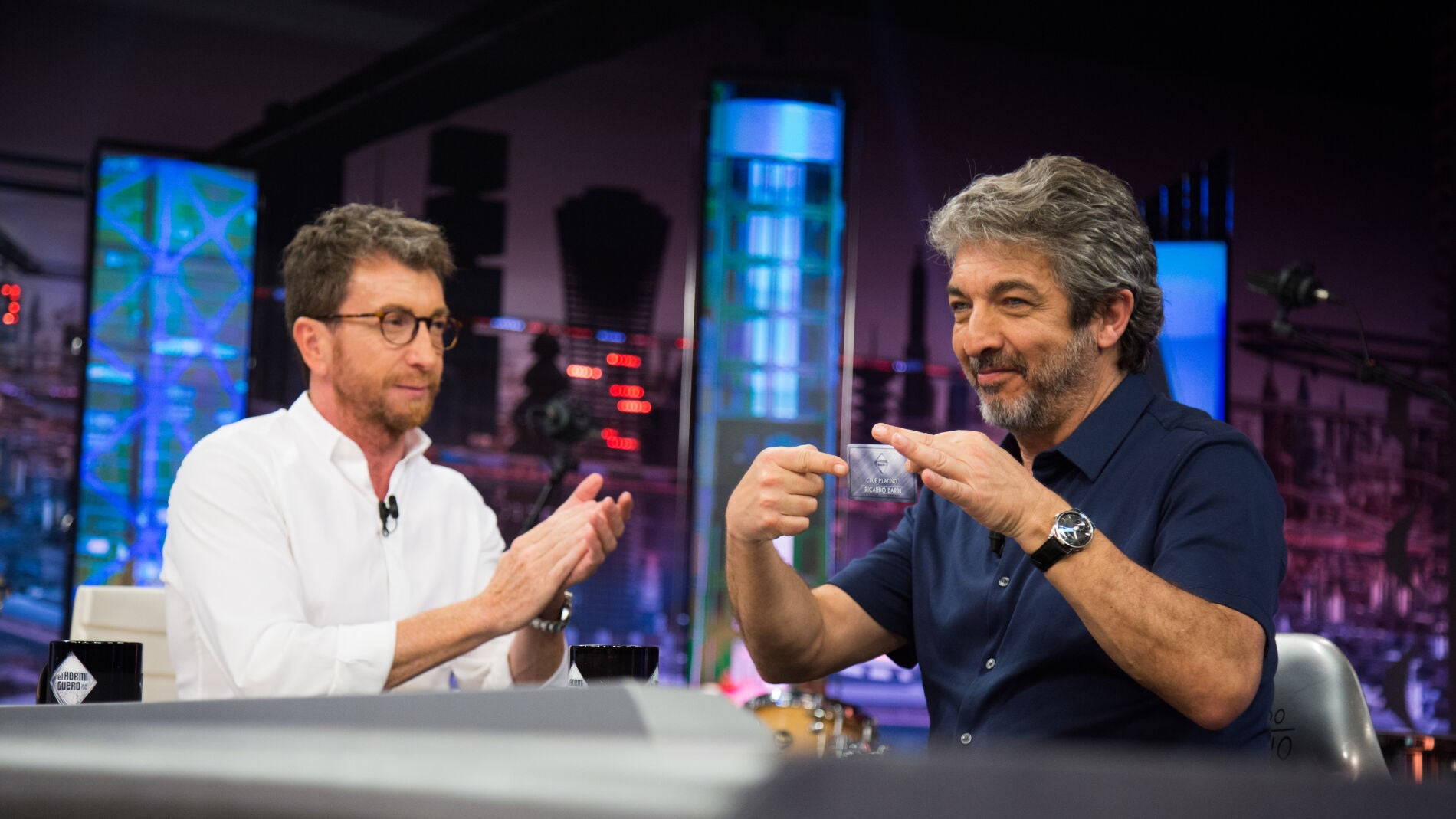 La entrada estelar de Ricardo Darín en 'El Hormiguero 3.0' al entrar en el Club Platino