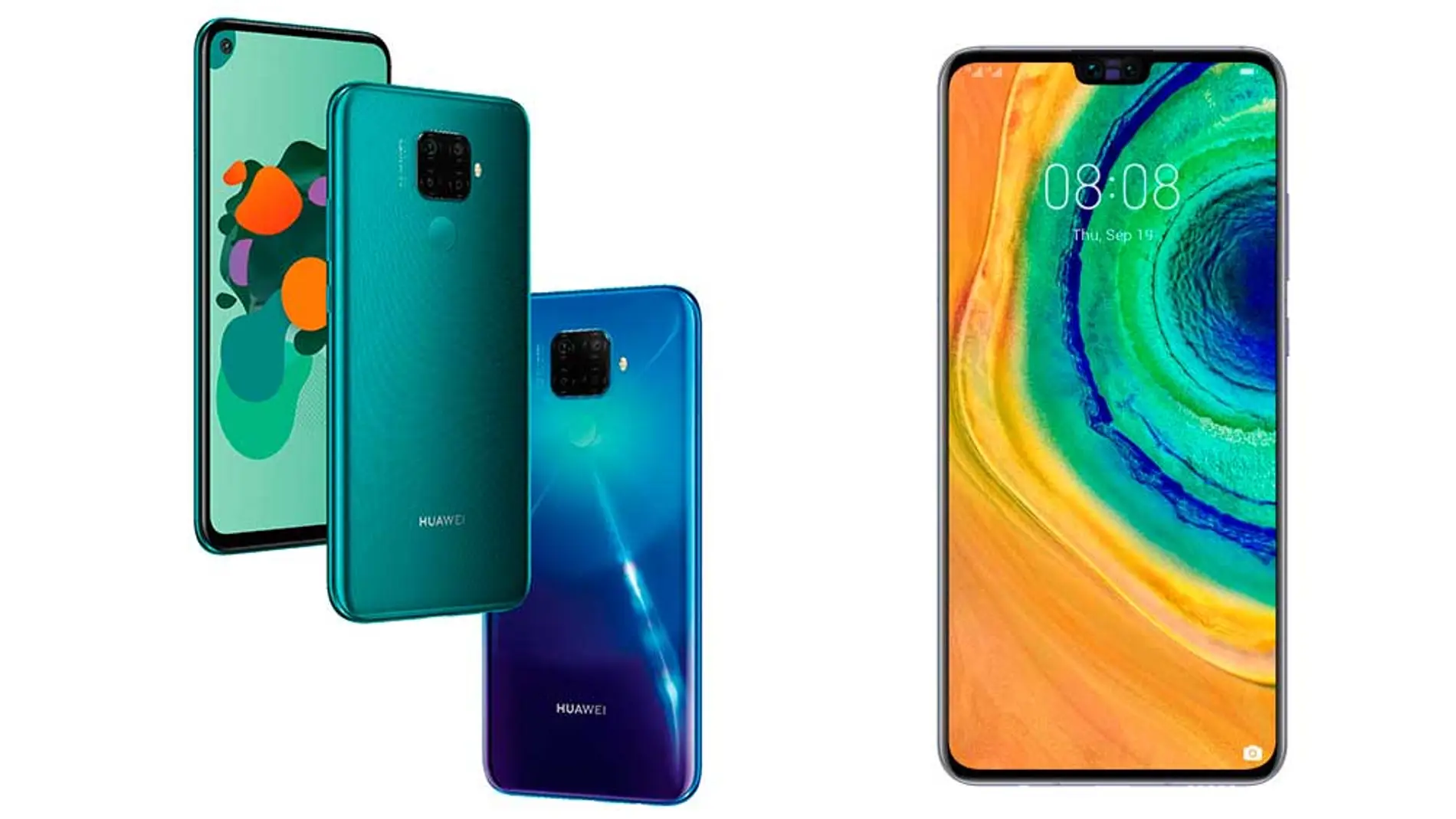 Huawei Matel 30 Lite y Mate 30 Huawei Matel 30 Lite y Mate 30