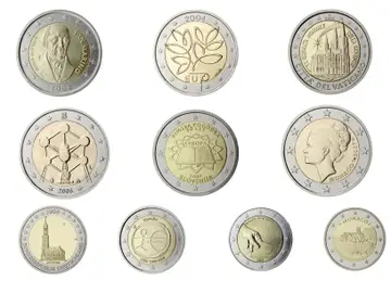Monedas conmemorativas de dos euros Monedas conmemorativas de dos euros