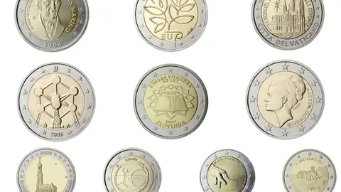 Monedas conmemorativas de dos euros Monedas conmemorativas de dos euros