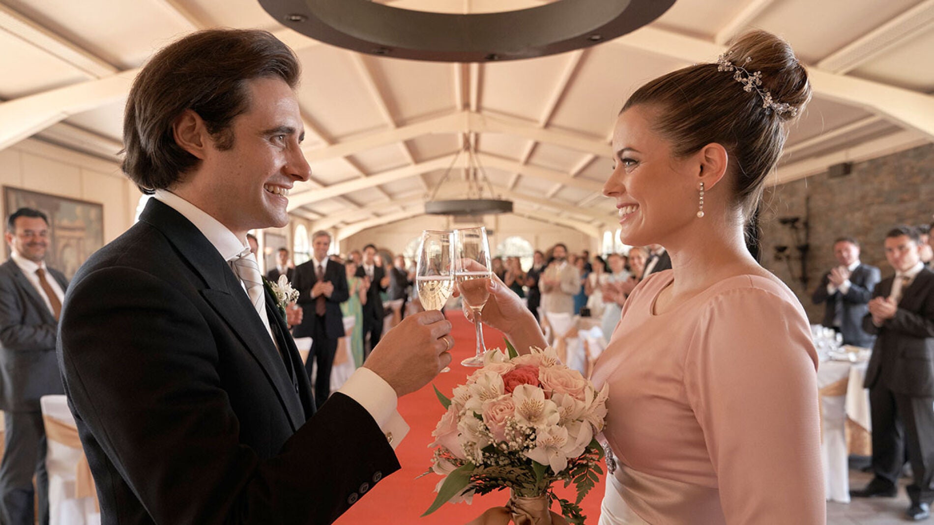 Lourdes y Jacobo brindan por una vida juntos tras darse el &lsquo;S&iacute;, quiero&rsquo;