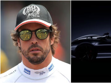 Fernando Alonso y el nuevo McLaren de calle