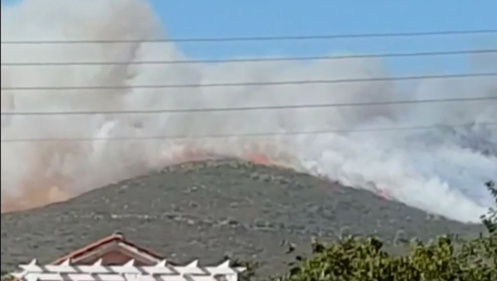 Incendio en Grecia