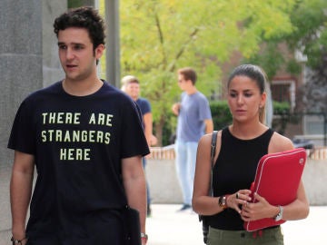 Froilán y su novia, Mar Torres, comienzan juntos las clases en la universidad 