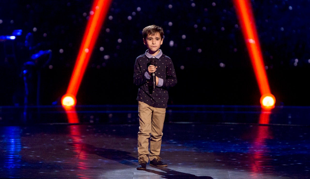 Daniel Garc&iacute;a canta &lsquo;El patio&rsquo; en las Audiciones a ciegas de &lsquo;La Voz Kids&rsquo;