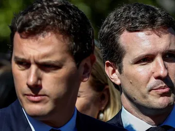 Albert Rivera y Pablo Casado Albert Rivera y Pablo Casado