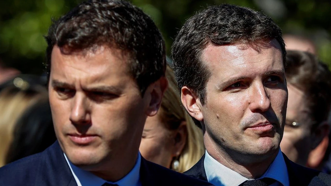 Albert Rivera y Pablo Casado Albert Rivera y Pablo Casado