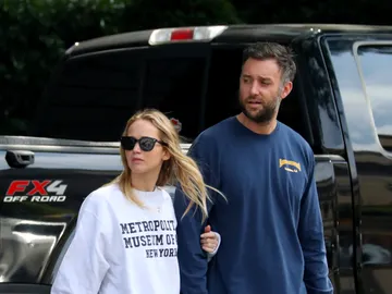 Jennifer Lawrence y Cooke Maroney Jennifer Lawrence y Cooke Maroney