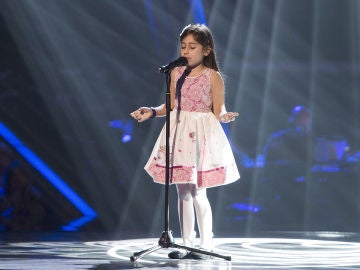 Alison Fernández canta ‘Ahora tú’ en las Audiciones a ciegas de ‘La Voz Kids’