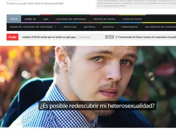 La web que ofrecía curar la homosexualidad La web que ofrecía curar la homosexualidad