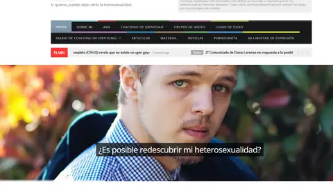 La web que ofrecía curar la homosexualidad La web que ofrecía curar la homosexualidad