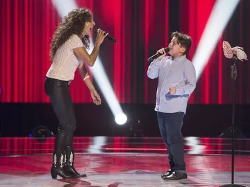 Rosario Flores y Juan Manuel Segovia cantan ‘A tu vera’ en las Audiciones a ciegas de ‘La Voz Kids’ Rosario Flores y Juan Manuel Segovia cantan ‘A tu vera’ en las Audiciones a ciegas de ‘La Voz Kids’