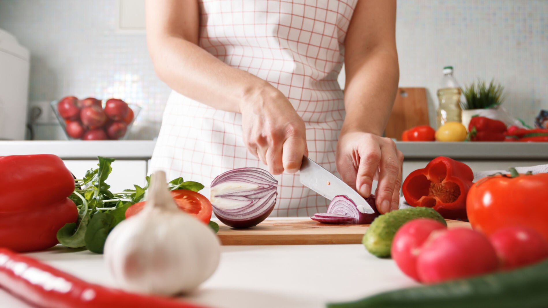 Cortando cebolla