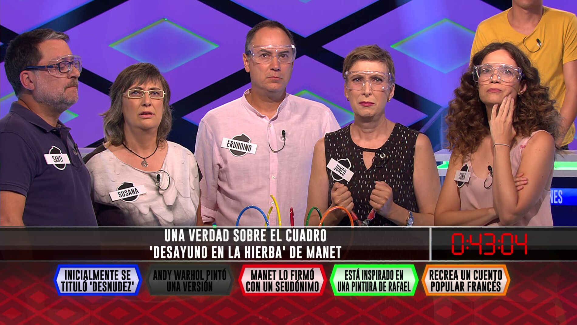 'Ca&ntilde;as y Birra' echan de menos a Valent&iacute;n, de 'Los Lobos', en una prueba de '&iexcl;Boom!'
