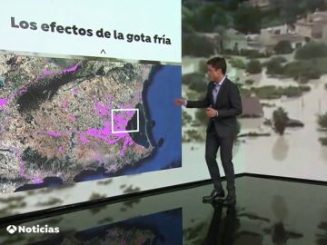 Los mapas que advertían de las inundaciones en España