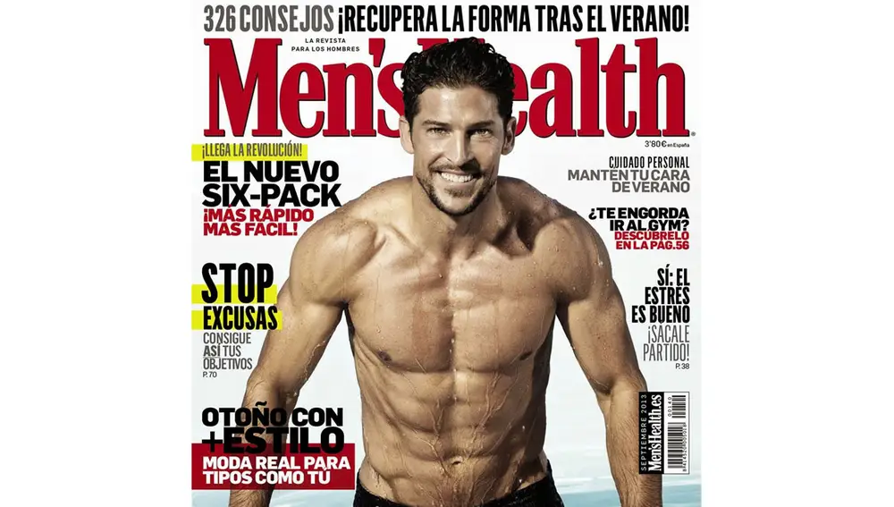 Leo Rico en una de las portadas de Men's Health 