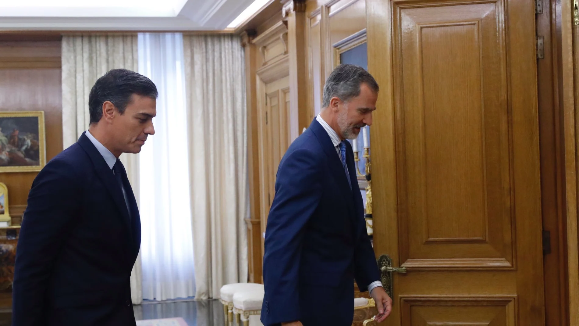 El rey Felipe VI y Pedro Sánchez El rey Felipe VI y Pedro Sánchez