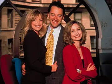 Calista Flockhart y Gil Bellows en 'Ally McBeal' Calista Flockhart y Gil Bellows en 'Ally McBeal'