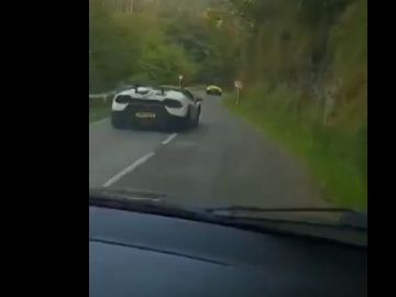 Carrera ilegal de Lamborghinis