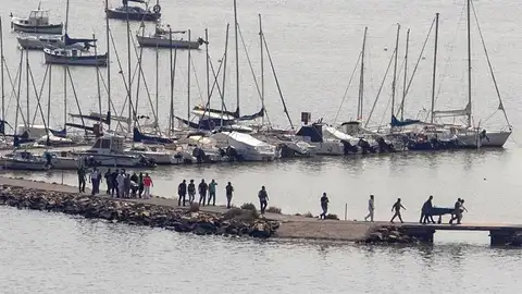 Operaciones de rescate en el Mar Menor Operaciones de rescate en el Mar Menor