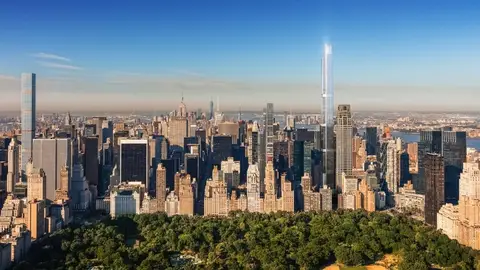 Skyline de Nueva York. Skyline de Nueva York.